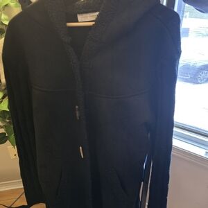 Simply Couture Black Hooded Cape